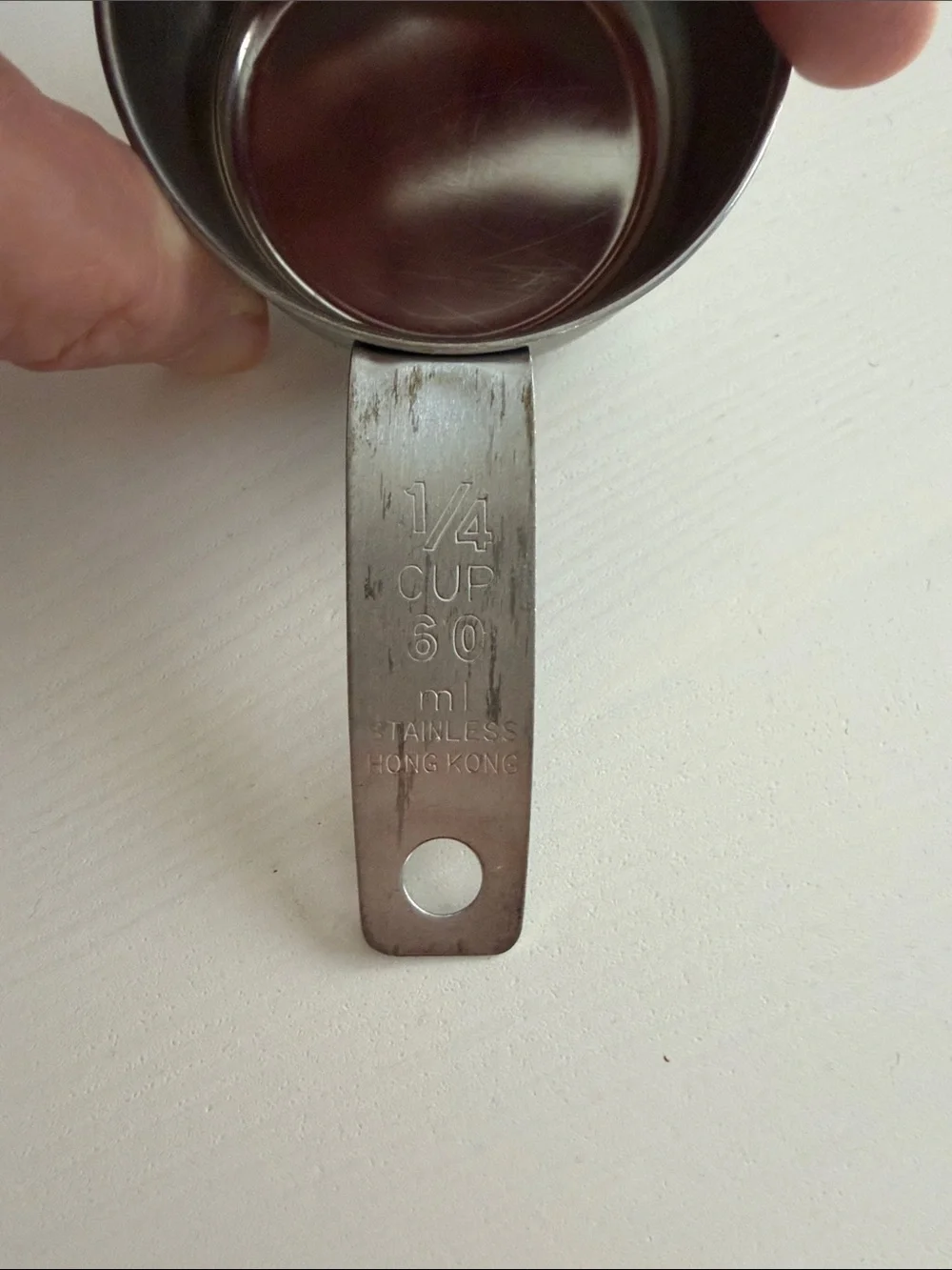 Stainless Steel Vintage Nesting Measuring Cups (3) Hong Kong